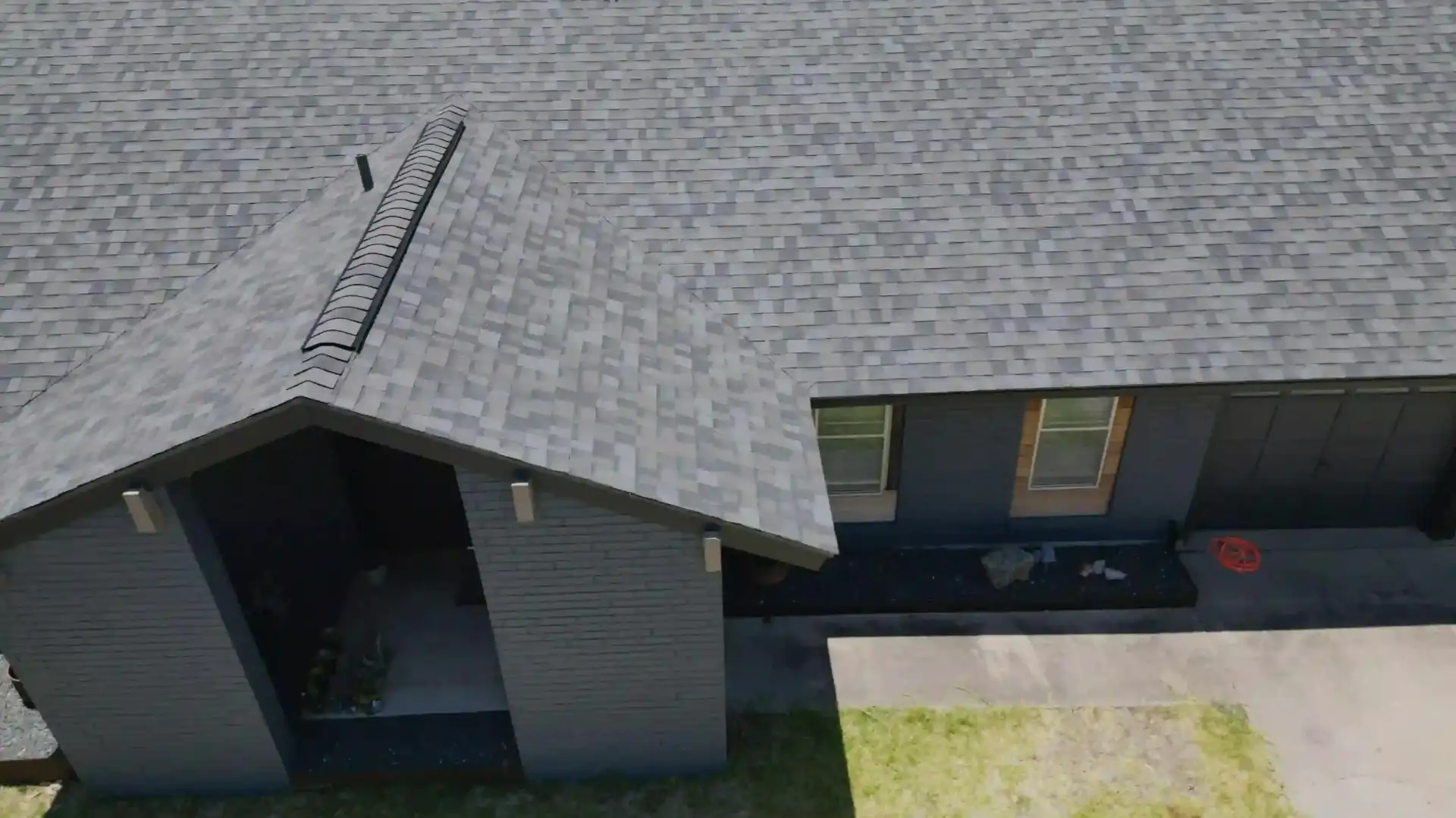 home in austin texas that had a new roof replacement