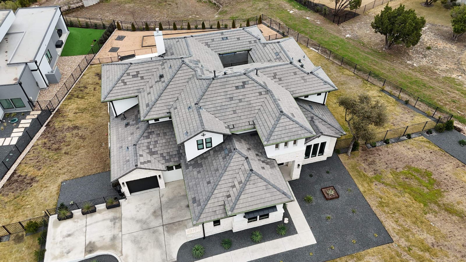 Premium home with concrete tile roof in Austin Texas