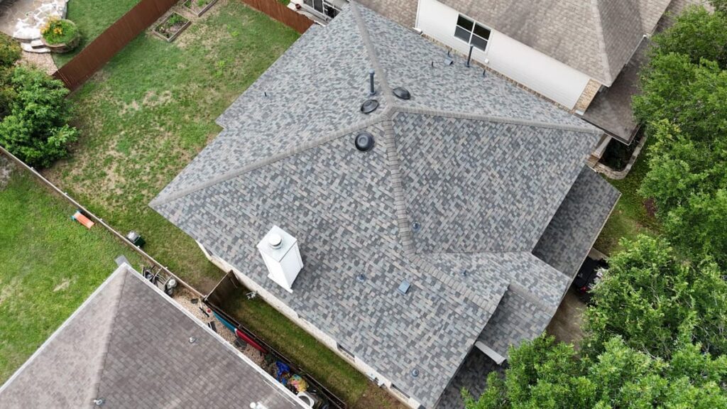 RoofsOnly.com roof replacement after hail damage on a roof in the Onion Creek area of Austin Texas